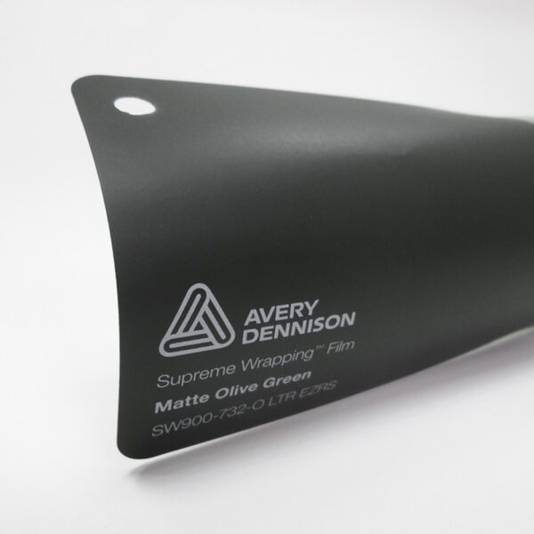 Avery Dennison Matte Olive Green car wrap