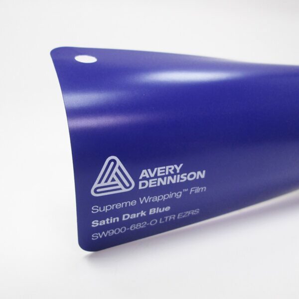 Avery Dennison Satin Dark Blue car wrap