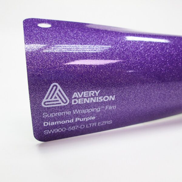 Avery Dennison Diamond Purple car wrap