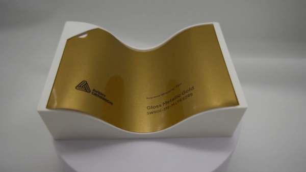 Avery Dennison Gloss Metallic Gold car wrap